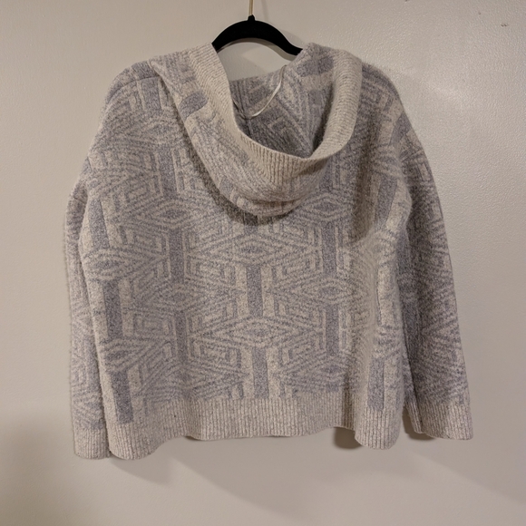 Free People Six Degree Wool Blend Hooded Sweater Size M - Picture 6 of 6
